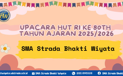 Upacara HUT RI ke-80 di Kompleks Strada Bhakti Wiyata  “Bersatu, Berdaulat, Rakyat Sejahtera, Indonesia Maju.” dan Penampilan siswa – siswi dari berbagai jenjang